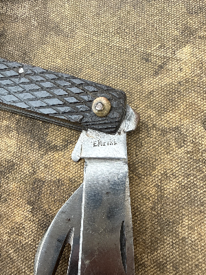 A lovely early war Royal Navy jack knife/multi tool by Empire. No date.

Believed to be early war due to the use of brass which increasingly become in short supply from 1943 onwards and was replaced by lesser vital materials.