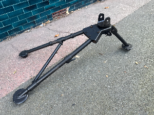 Original WW2 US Army .30 caliber machine gun tripods. We have 4 currently available and are being sold separately for £595 each plus postage.

These are all ex Greek army surplus and came to us de milled and we have since got them all professionally restored.