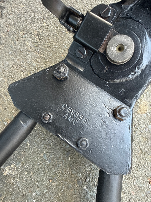 Original WW2 US Army .30 caliber machine gun tripods. We have 4 currently available and are being sold separately for £595 each plus postage.

These are all ex Greek army surplus and came to us de milled and we have since got them all professionally restored.