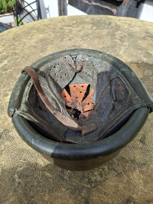 Explore our collection of vintage WZ. 63 Polish Paratroopers Helmets. See the 1963/65 edition with a unique brown leather cap. Shop now and own a piece of history!