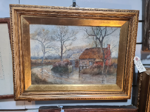 Discover R.C. Riseley's 1910 watercolor paintings. Indulge in art history and add elegance to your collection. Act fast, shop now!