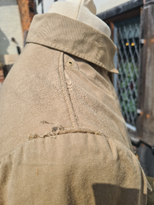 Explore our unique collection of early war Khaki Drill products with detailed specifications. Don't miss our rare 1940 officer's cook uniform! Shop now to add a piece of history to your collection.