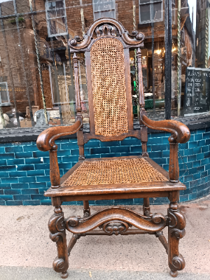 X2 Jacobean Armchairs