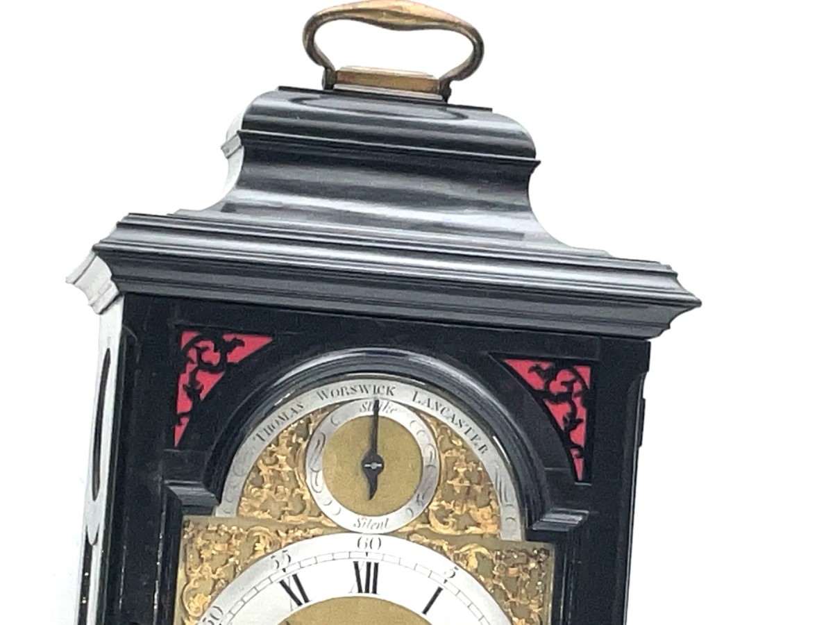 Bracket Clock Verge Movement Strikes On Two Bells