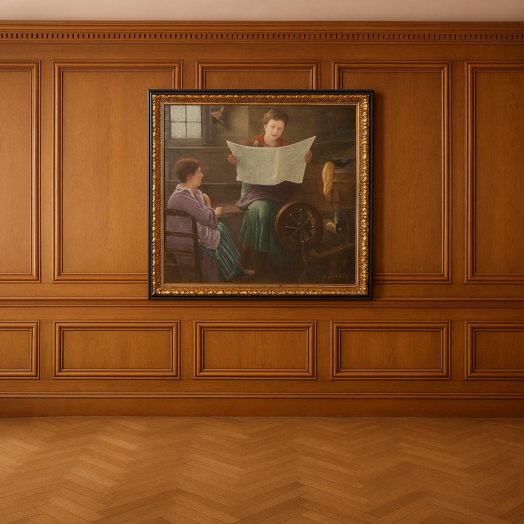 20th Century Oil Painting, Signed Albert Abram Gittleson