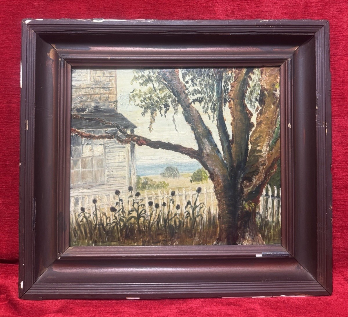 Primary image for Original Homestead In Nantucket Massachusetts Oil Painting On Canvas Signed