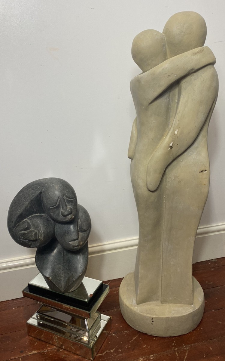 Large 20th Century Modern Art Sculpture In The Style Of Henry Moore