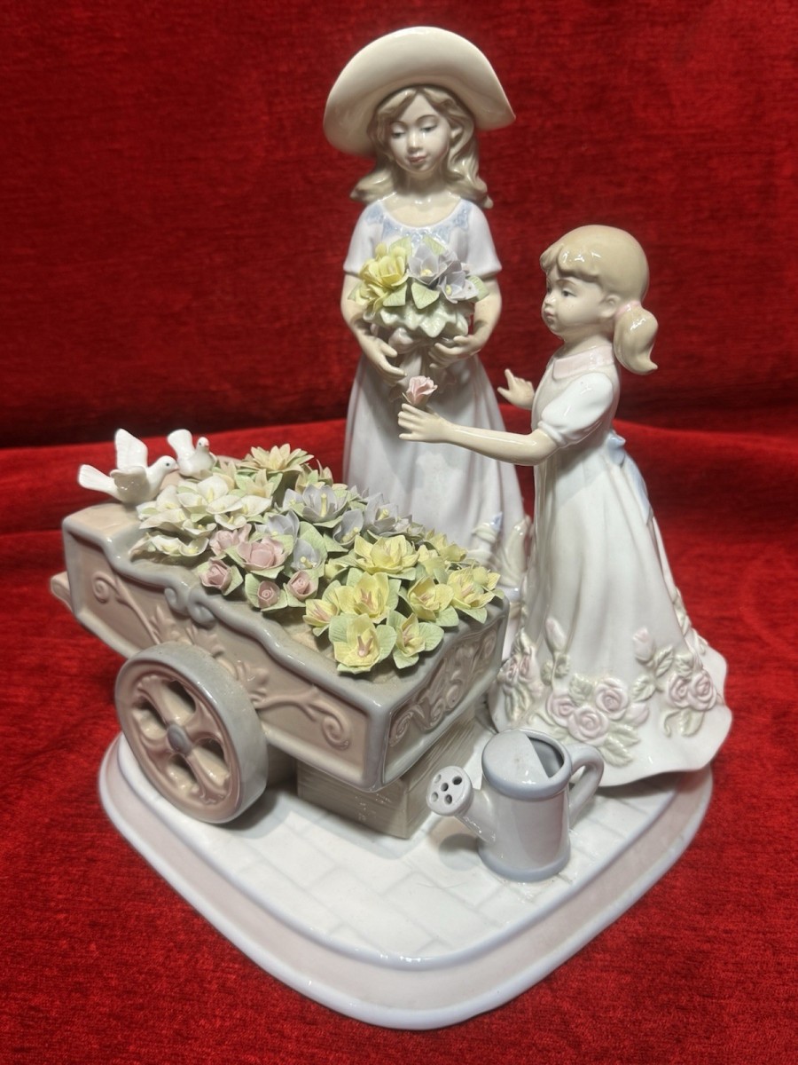 Primary image for The Flower Harvest Porcelain Figurine By The Leonardo Collection