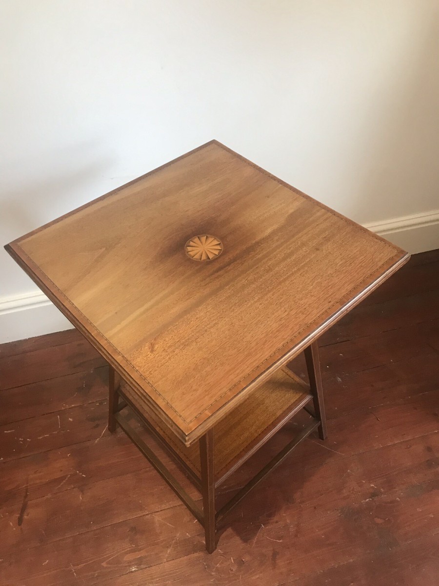 Antique Edwardian Fine Satinwood Centre Table