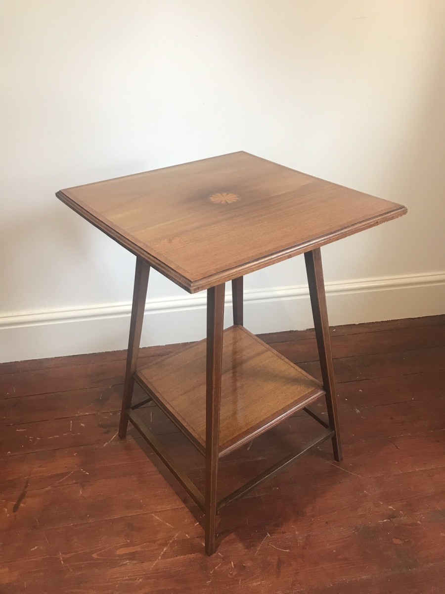 Antique Edwardian Fine Satinwood Centre Table