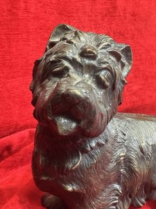 Large Bronze West Highland Terrier Dog Sculpture Circa - Vintage Composition - Bronze Listing Description Bronze Figurine Of West Highland Terrier Dog. Dimensions In Cms Height 24cm x Width 27cm x Depth15cm