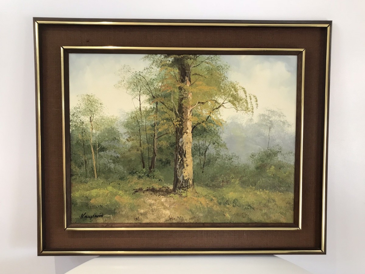 Primary image for Dutch Woodland Scene Landscape Signed By The Artist Knupsnord