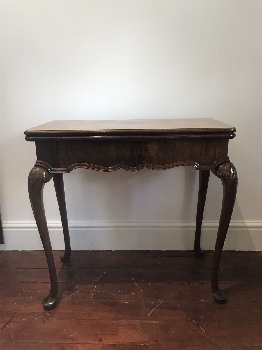 Waring And Gillow Lancaster Factory Charles I Style Walnut Card Table