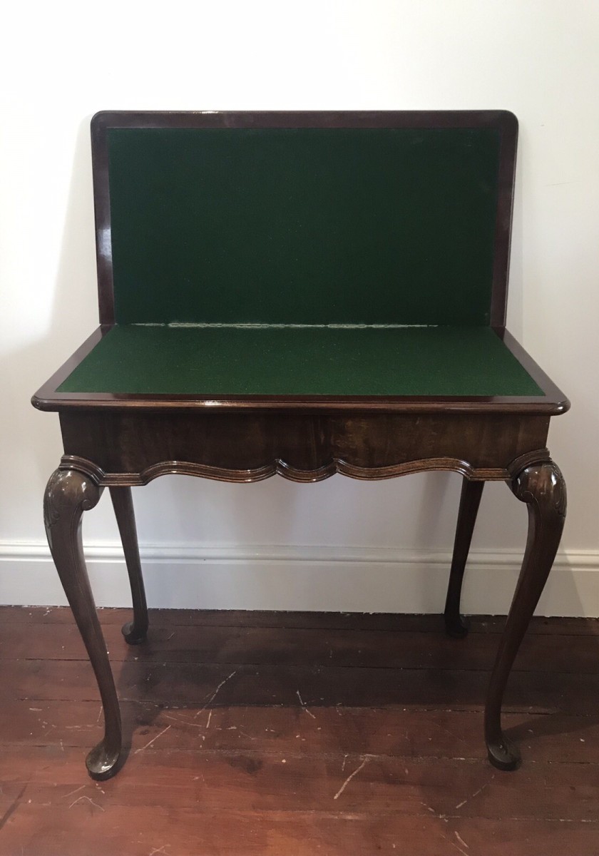 Waring And Gillow Lancaster Factory Charles I Style Walnut Card Table