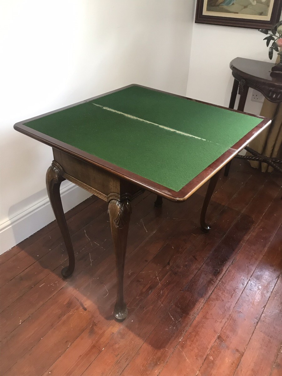 Waring And Gillow Lancaster Factory Charles I Style Walnut Card Table