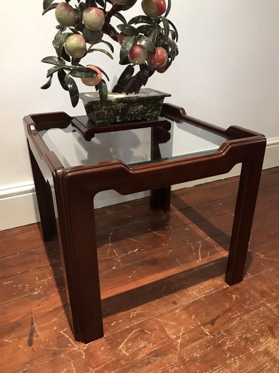 High Quality Teak G Plan Coffee Table With Bevelled Glass Top