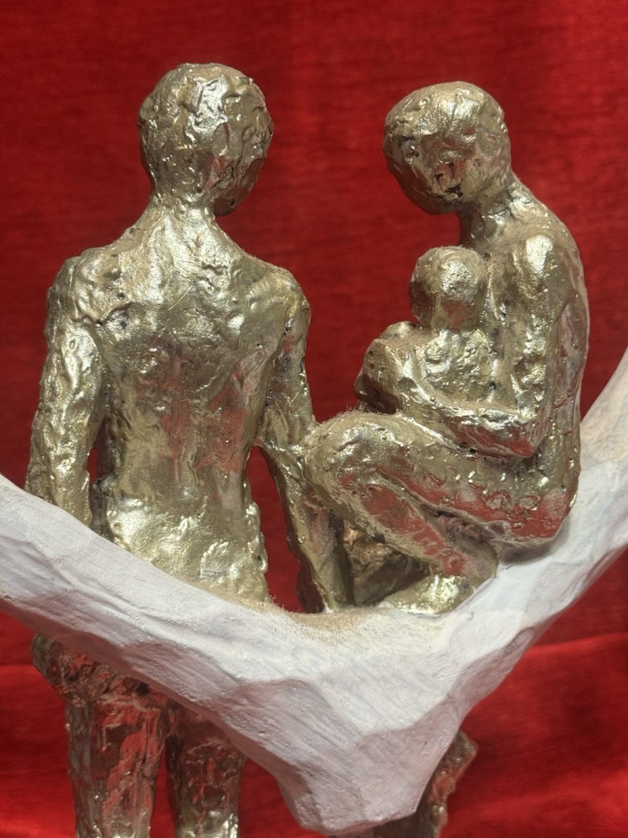 Modern Art Family Love Sculpture