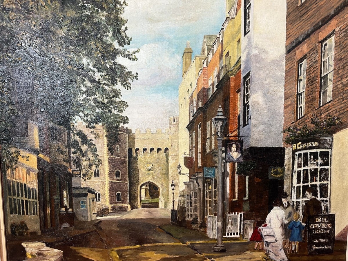 20th Century Fine Art Cityscape Of York By Artist Jean Webster