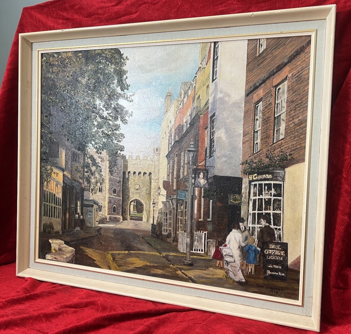 20th Century Fine Art Cityscape Of York By Artist Jean Webster