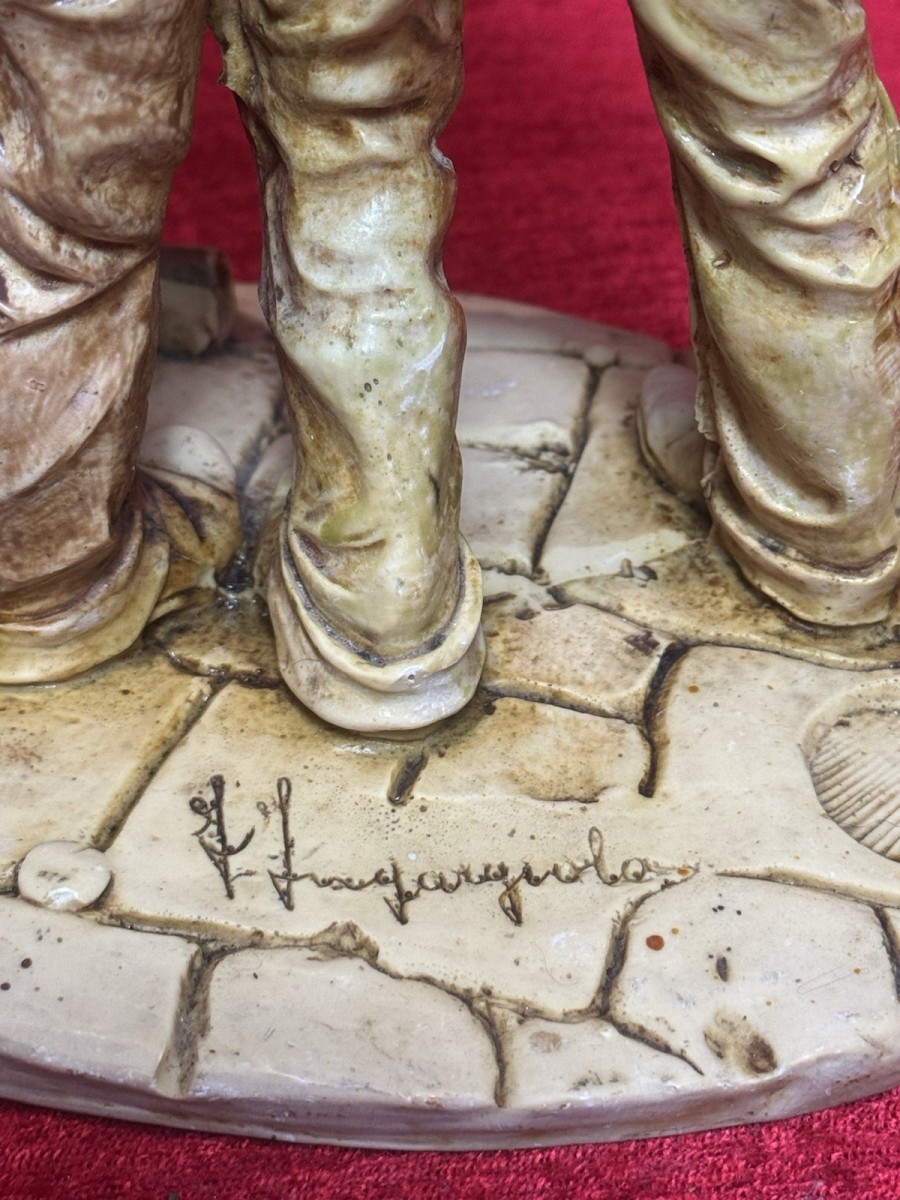 Drunk Friends Capodimonte Figurine Signed F Ingargiola
