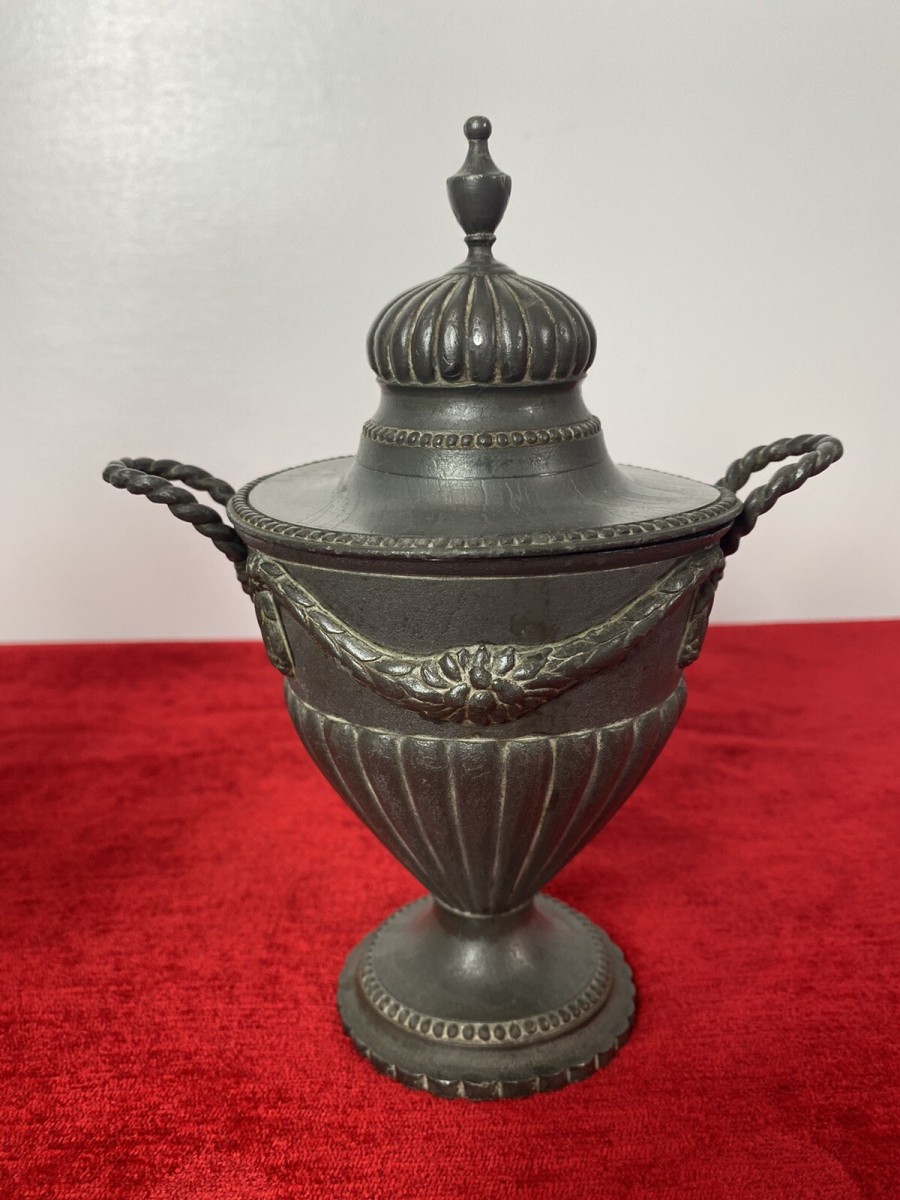 Fine Antique 18th Century Konigsberg Germany 3pc Pewter Coffee Service