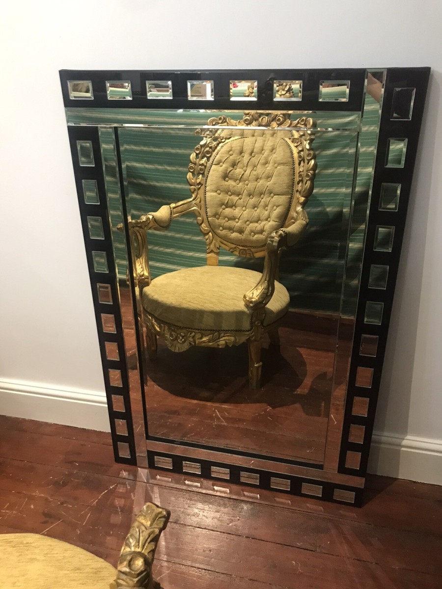 Primary image for Art Deco Style Large Reproduction Pier Glass Mirror
