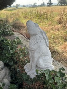 Sitting Hare Lifelike Garden Ornament Indoor/Outdoor Height 47cm x width 21cm