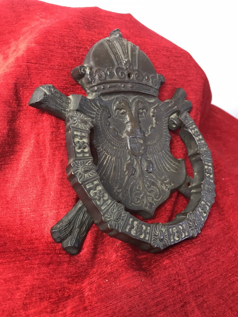 Fine Antique French 18th Century Bronze Noblemans Door Knocker