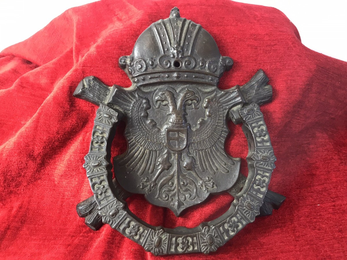 Fine Antique French 18th Century Bronze Noblemans Door Knocker