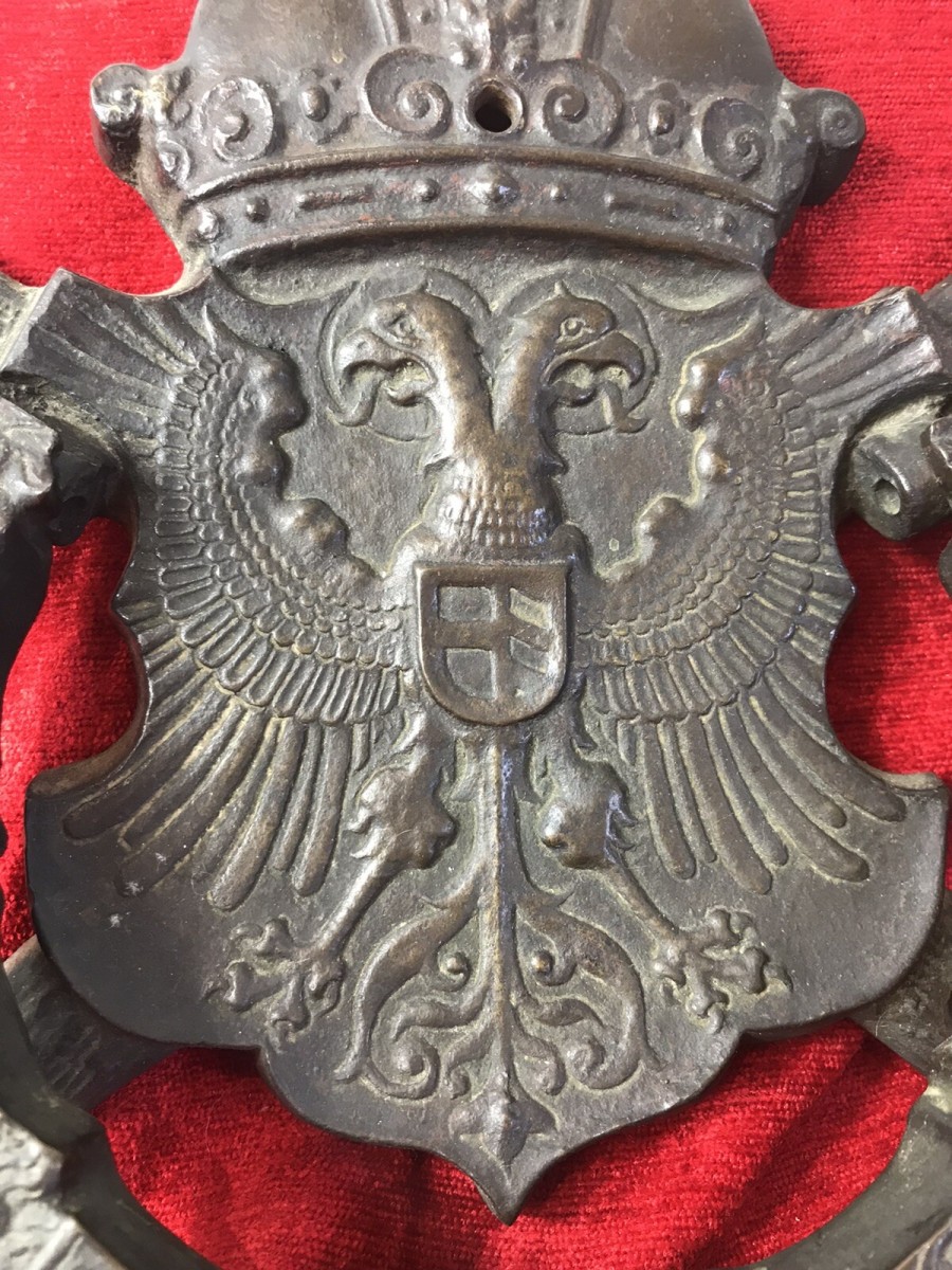Fine Antique French 18th Century Bronze Noblemans Door Knocker