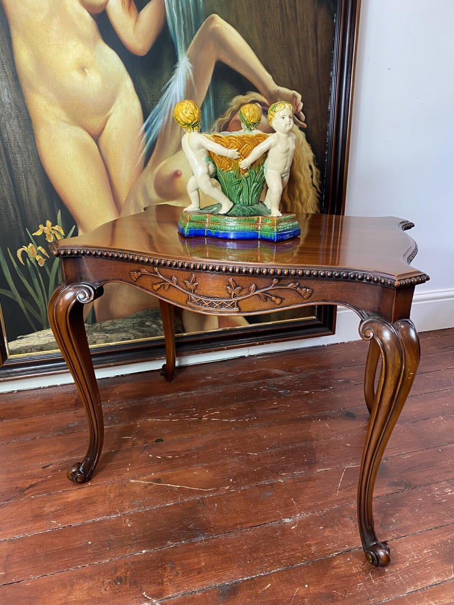 Primary image for Stunning Elmwood Augustus Pugin Style Gothic Carved Centre Table