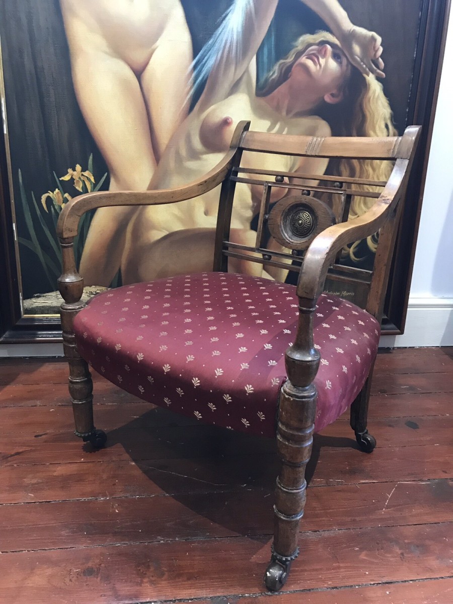 Antique Regency Childs Elbow Chair