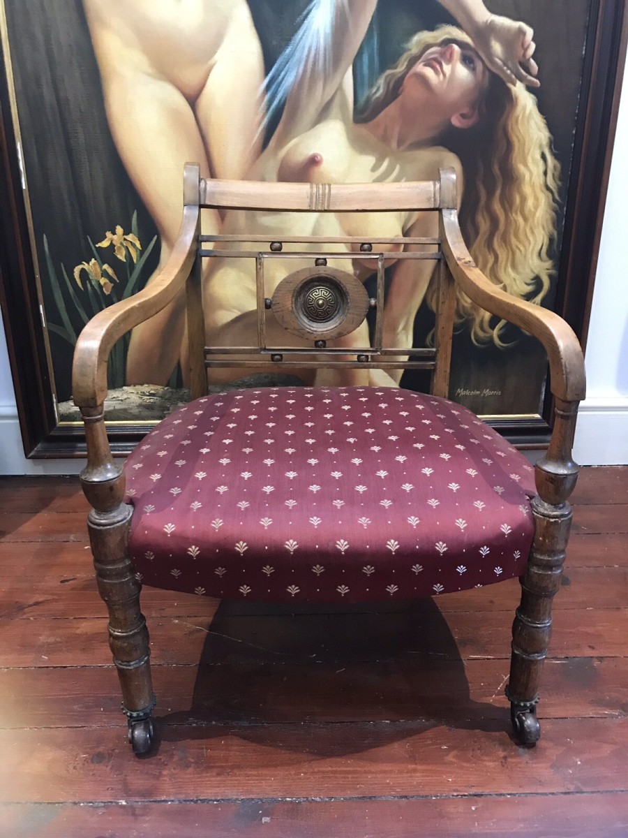 Antique Regency Childs Elbow Chair