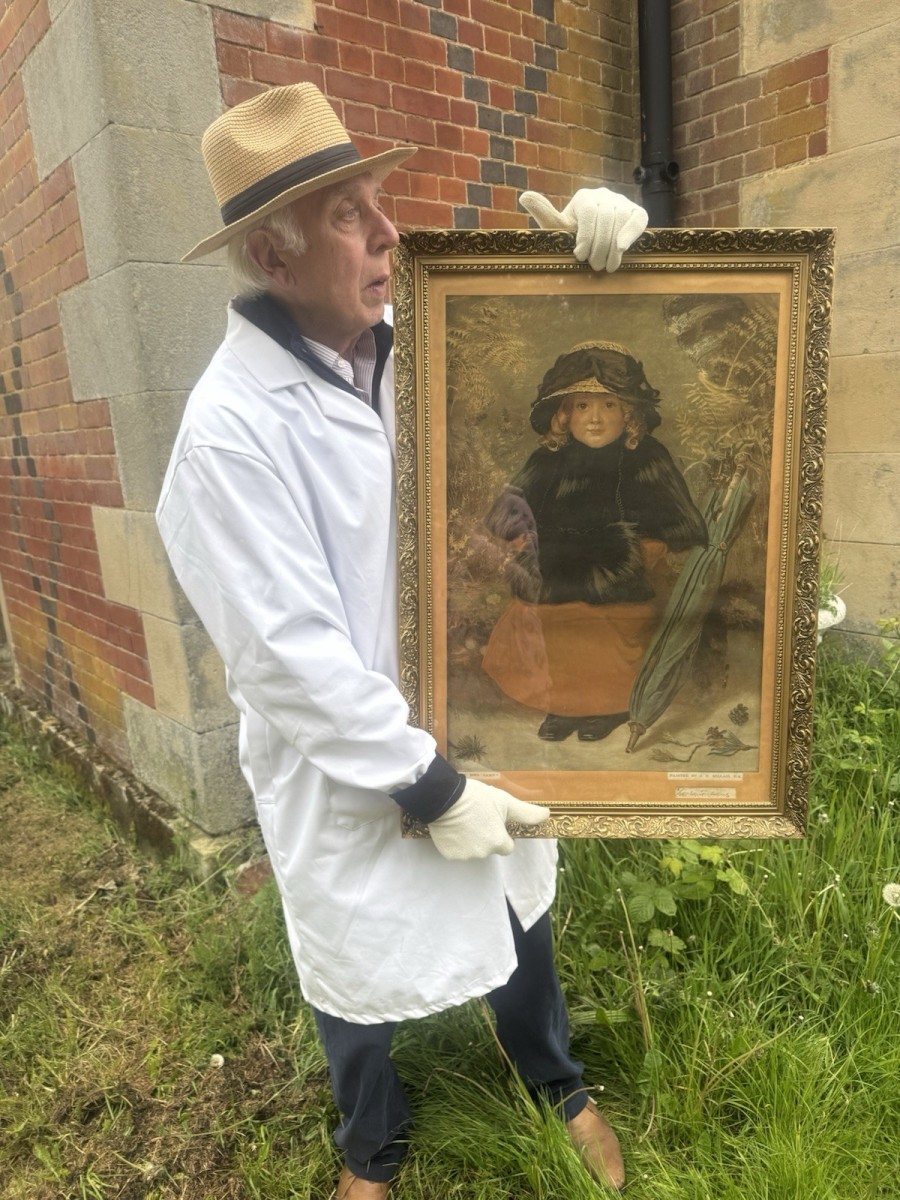 Primary image for Sir John Everett Millias Ra Little Miss Gamp Coloured Lithograph Signed Framed