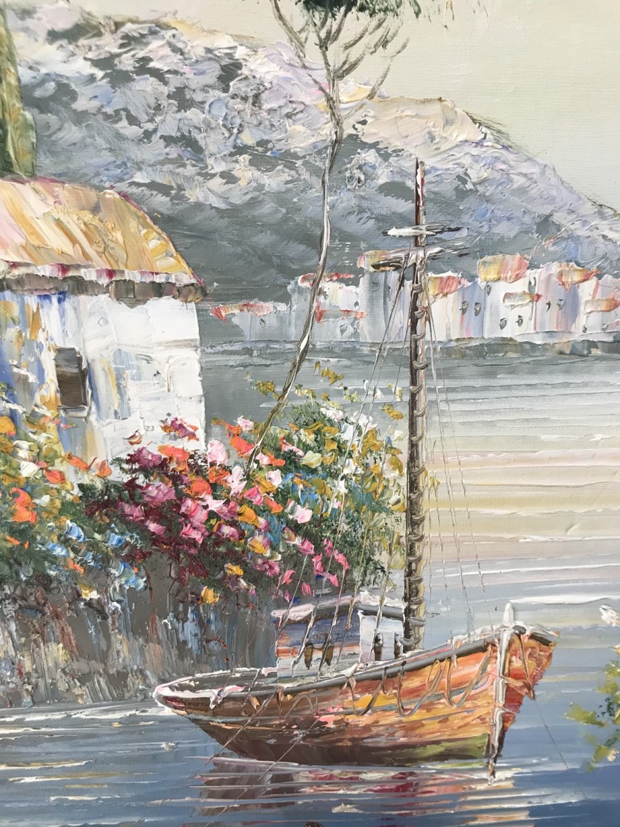 Italian Landscape Stunning Harbour In Southern Italy By Roberto Rossini