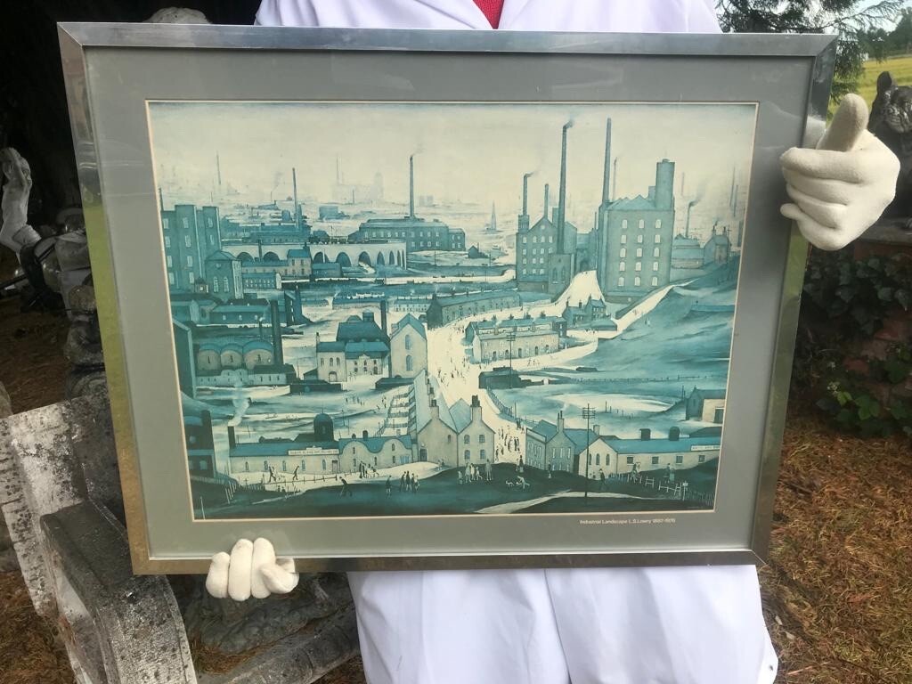 Lowry Industrial Landscape Ashton-under-lyne 1887-1976 Framed Oleograph