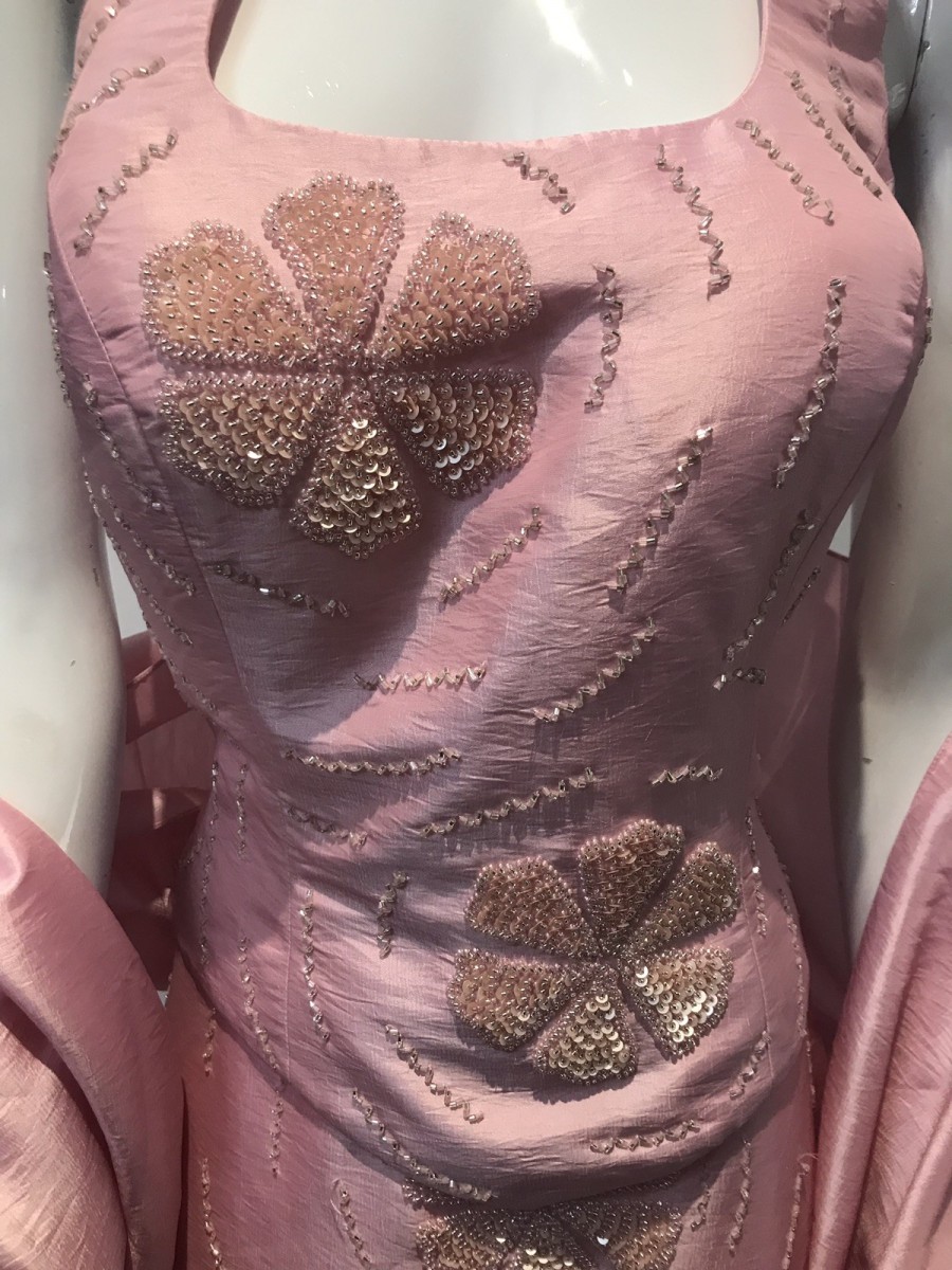 Stunning Pink 3 Piece Cocktail Gown By Sara Bernshaw Size 12 New