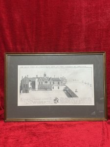 The West View Of Combermere Abbey, In Cheshire Antique Lithograph Print Dated 1727 (1880) By Buck Brothers Circa - 1880 Composition - Ink On Vellum Listing Description Original Antique Lithograph Print By Samuel And Nathaniel Buck Dated 1727. The Lithograph Depicts 'The West View Of Comberemere Abbey, Cheshire.' Originally A Cistercian Monastery in 1133, After The Dissolution Of The Monasteries By Henry VIII In 1536, Was Converted To A Tudor Manor House. Lithograph Set In Glazed Mahogany Frame. Wonderful Historic Artwork. Dimensions in Cms Height 33cm X Width 49cm