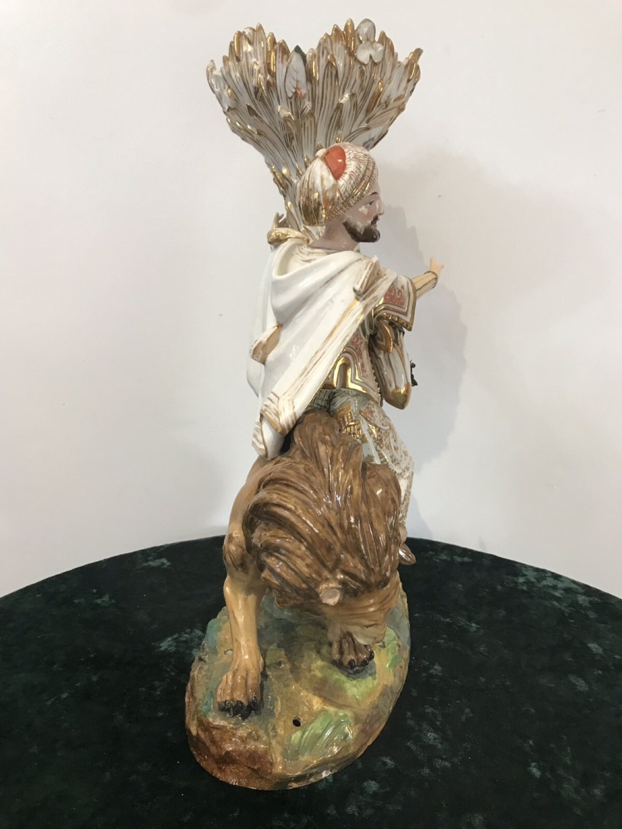 Museum Grade Sultan And Lion Cornucopia Minton Ornamental Vase Historic Object