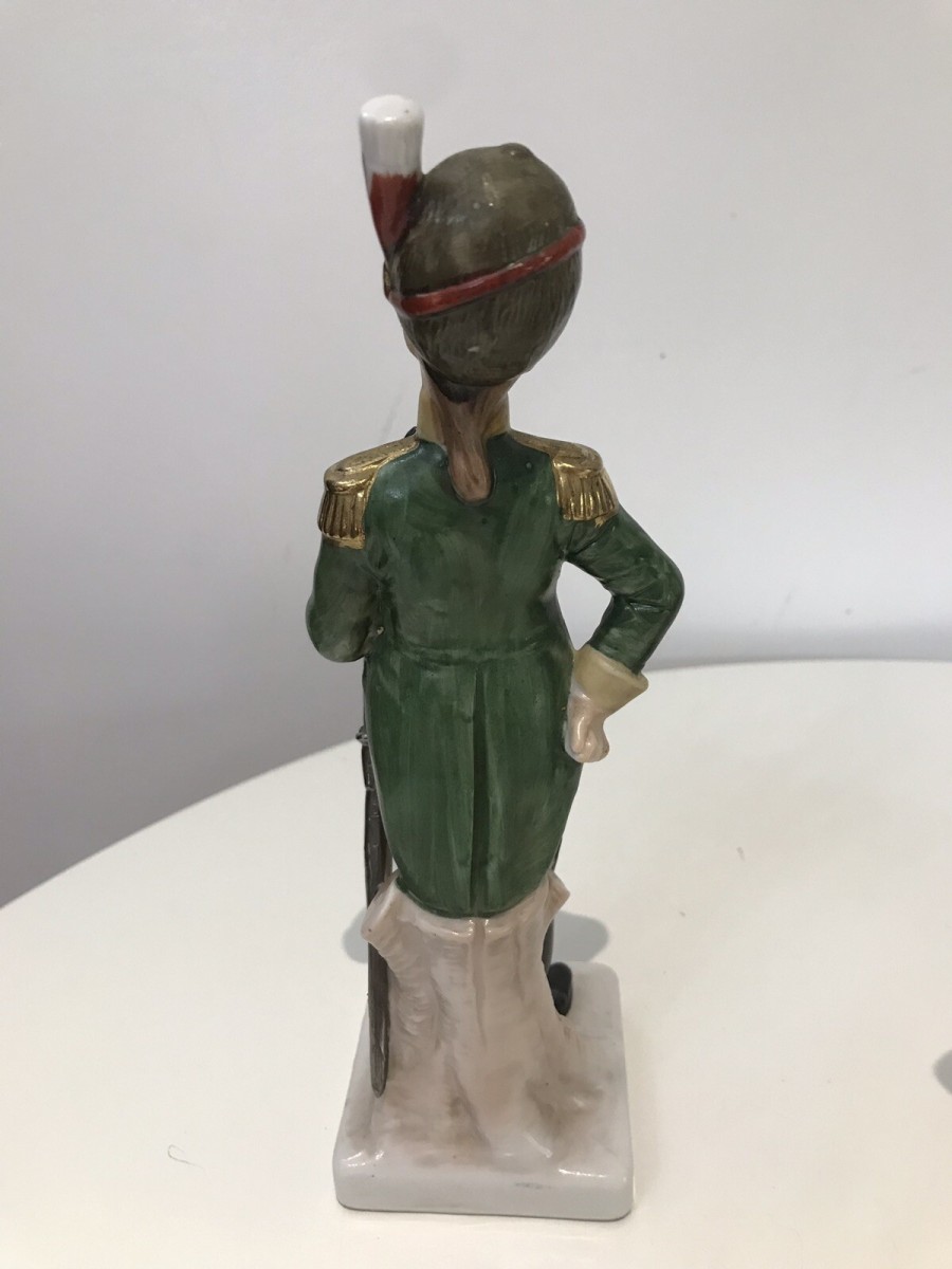 3 Porcelain French Cavelry Officer Figurines