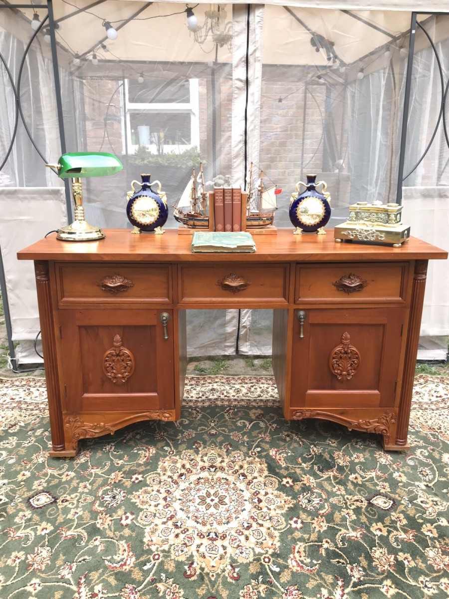 Primary image for Famous Admiral Lord Nelson Style Admirality Office Desk In Solid Teak