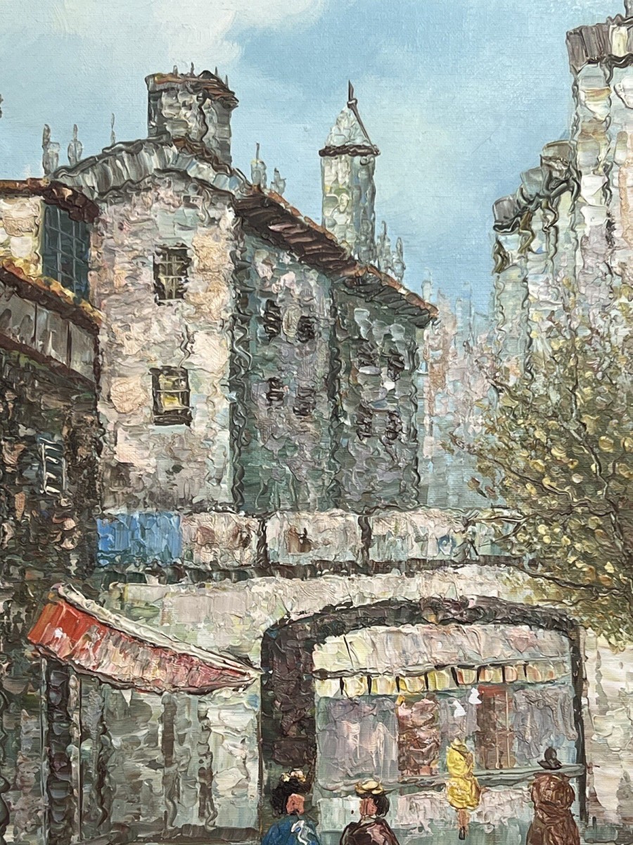 French Impressionist Parisian Street Scene Caroline Burnett