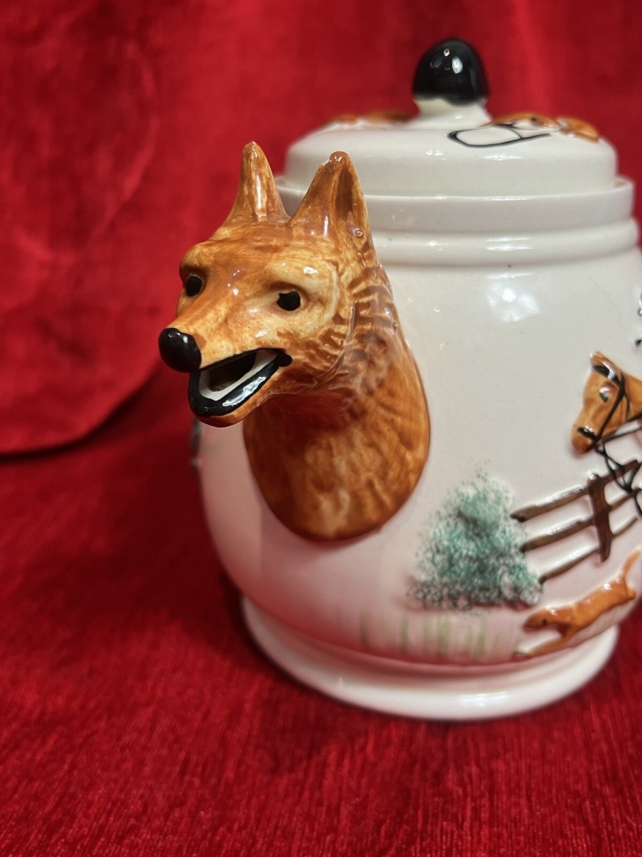 Gentlemans Hunt Scene Coffee Set