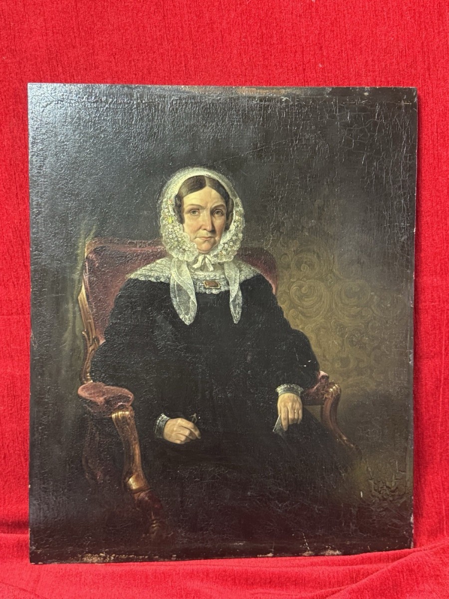 Georgian Fine Art Portrait Of Lady Jane Russell Duchess Of Abercorn Circa 1860