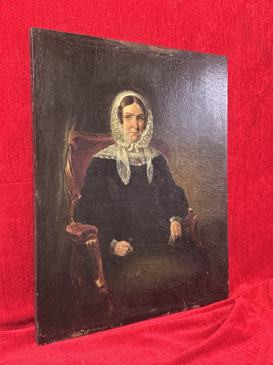 Georgian Fine Art Portrait Of Lady Jane Russell Duchess Of Abercorn Circa 1860