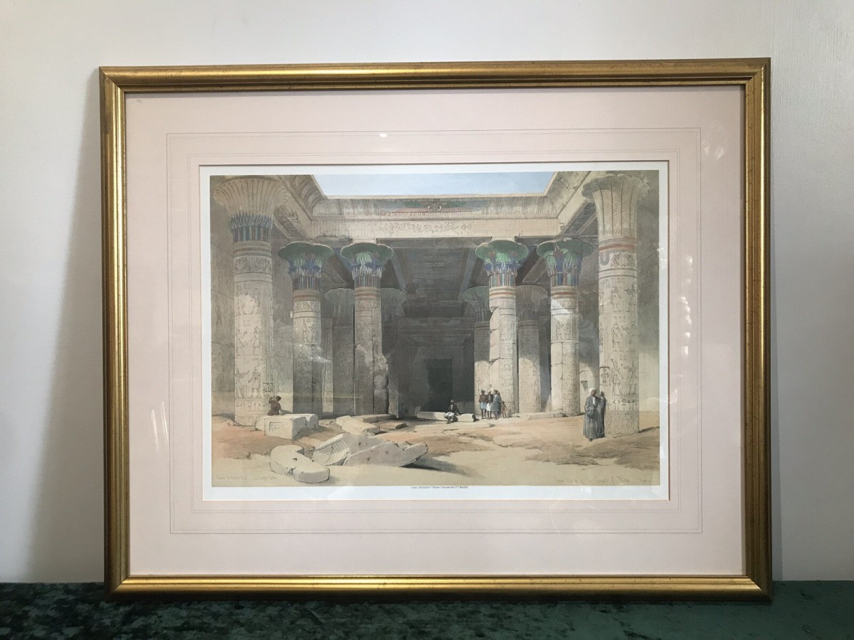 Primary image for Fine Lithograph Grand Portico Of The Temple Of Philae David Roberts R.a.