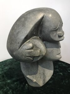 Fine Art 20th Century Carved Study Of 3 Heads In The Style Of John Milne London Carved Study Of 3 Heads Unsigned Work Very Heavy Marble With Fine Detail Purchased From A Gentleman’s Collection In Mayfair London Dimensions In Inches Height 15” Width 9.5” Depth 6” Weight Approx 25kg