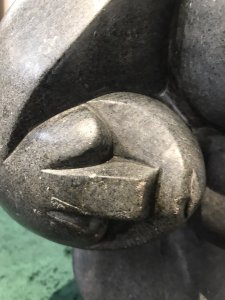 Fine Art 20th Century Carved Study Of 3 Heads In The Style Of John Milne London Carved Study Of 3 Heads Unsigned Work Very Heavy Marble With Fine Detail Purchased From A Gentleman’s Collection In Mayfair London Dimensions In Inches Height 15” Width 9.5” Depth 6” Weight Approx 25kg