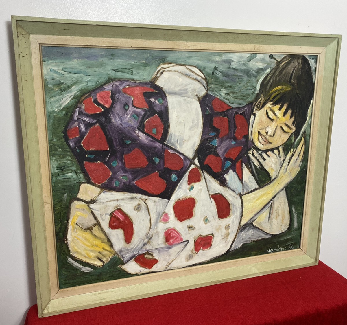‘sleeping Geisha’ Contemporary Oil Artwork By Michael Jenkins Of Cumbria
