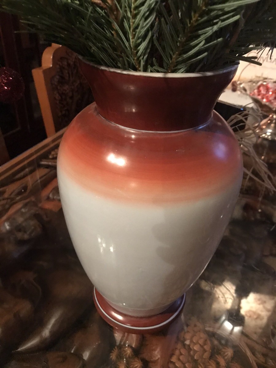 Impressive French Antique Opaque Glass Vase